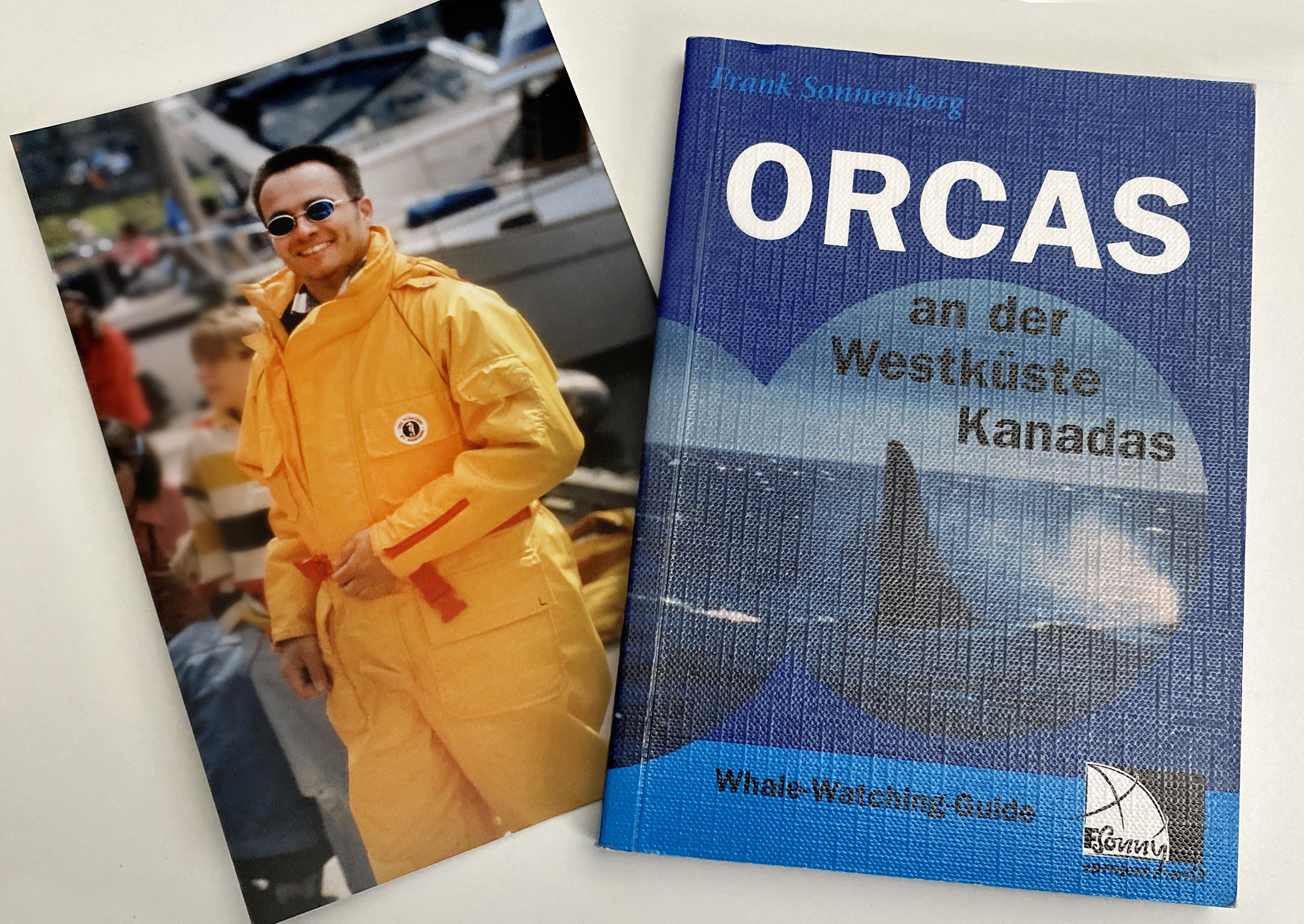 Orcas an der Westküste Kanadas, das erste Buch von Frank Sonnenberg.