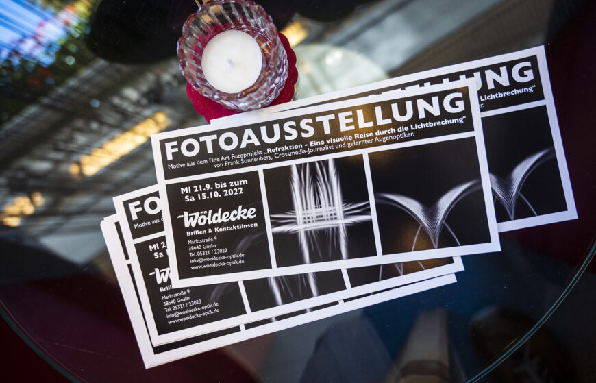 Fotoausstellung bei Wöldecke Optik in Goslar