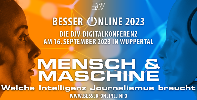 DJV-Digitalkongress Besser Online 2023 in Wuppertal
