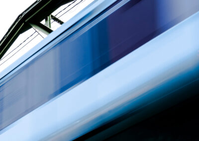 Schwebebahn in ICM Technik by Frank Sonnenberg, Fotograf in Wuppertal