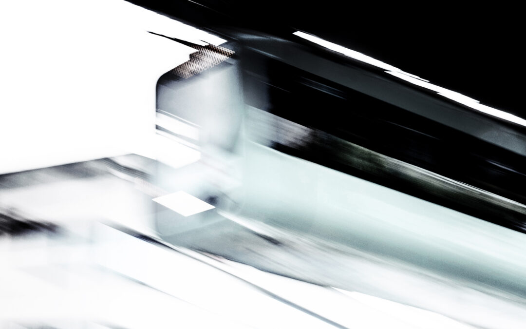 Schwebebahn in ICM Technik by Frank Sonnenberg, Fotograf in Wuppertal – Finalist beim 11-ten Wuppertaler Fotopreis